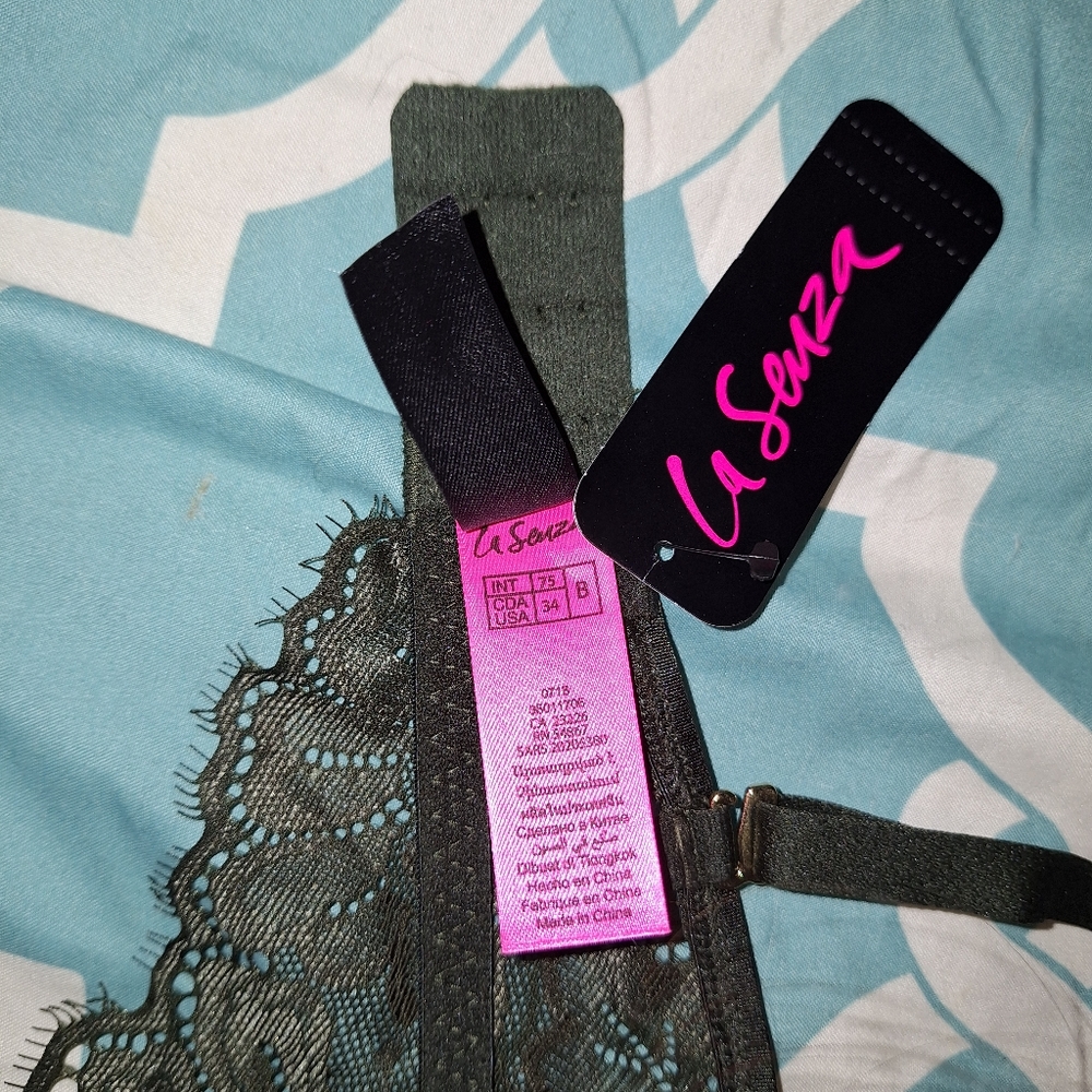 Hello Sugar Green Lace Bra - Picture 4 of 4